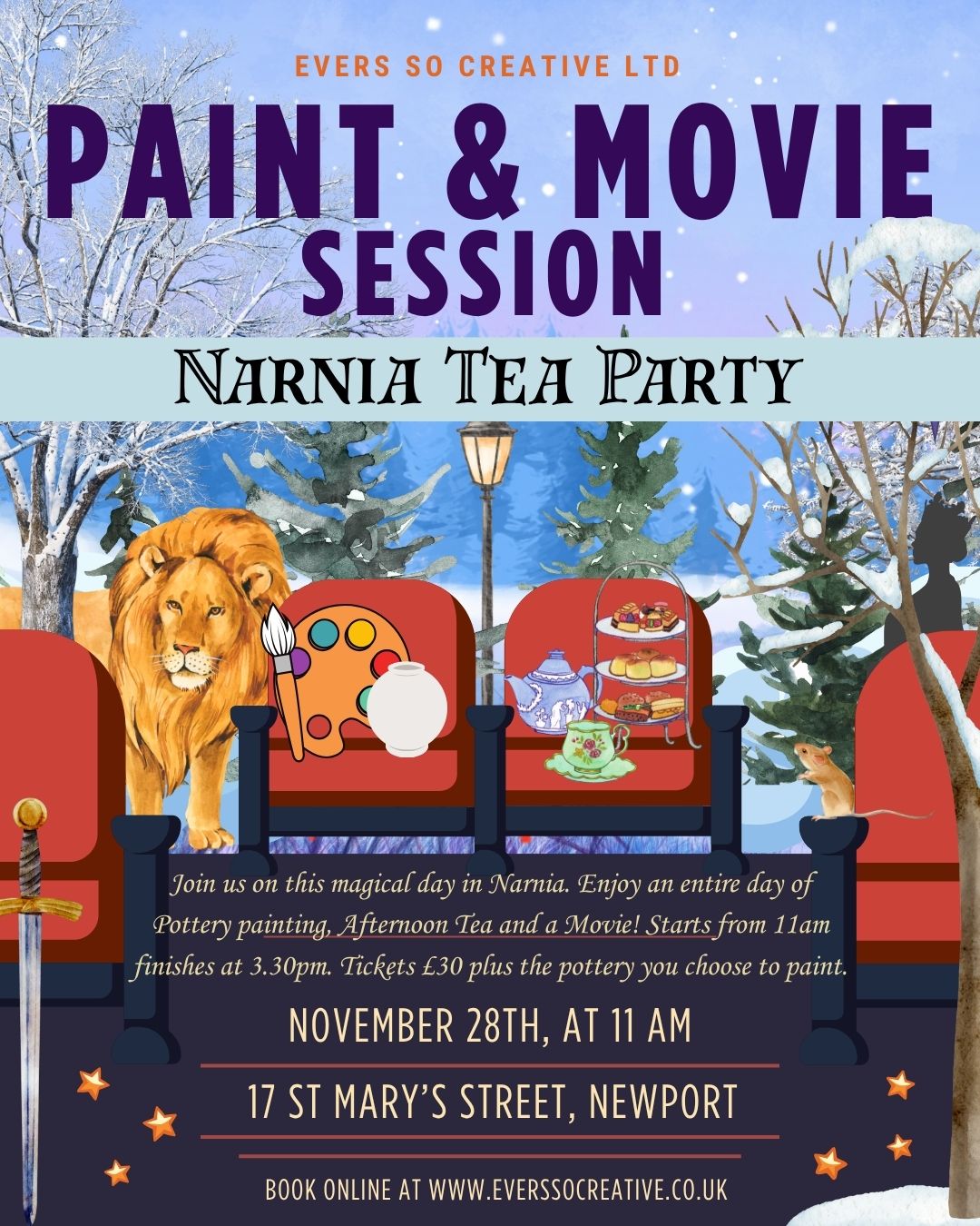 Afternoon Tea and Paint Party