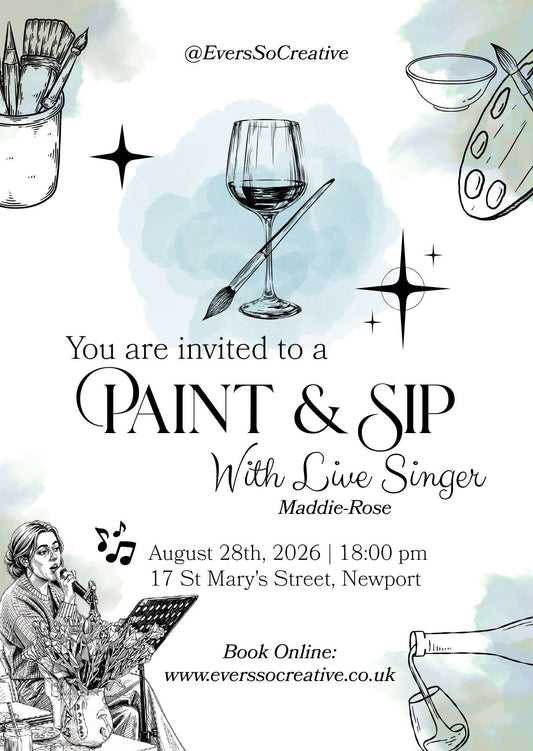 Paint and Sip Evening with Live Singer