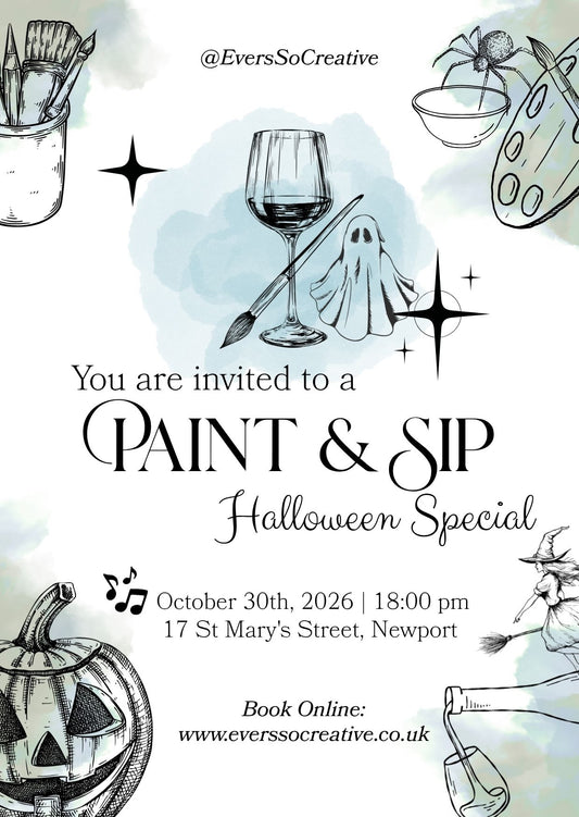 Paint and Sip Evening Halloween Special